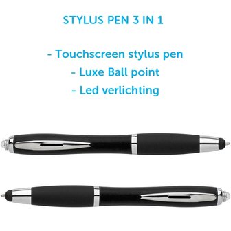 Stylus pen 3 in 1