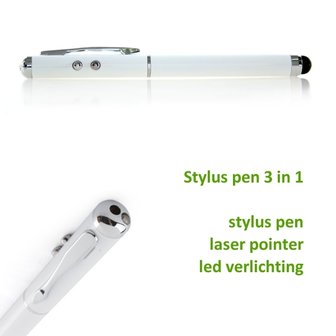 Stylus pen 3 in 1 wit