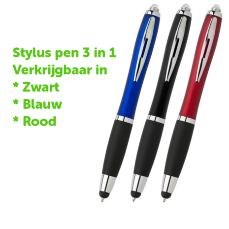 Stylus pen 3 in 1