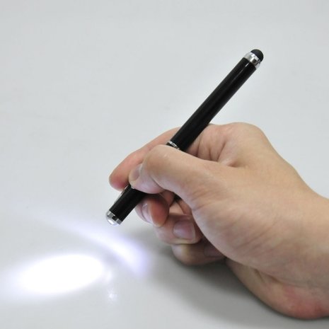 Stylus pen 3 in 1 zwart