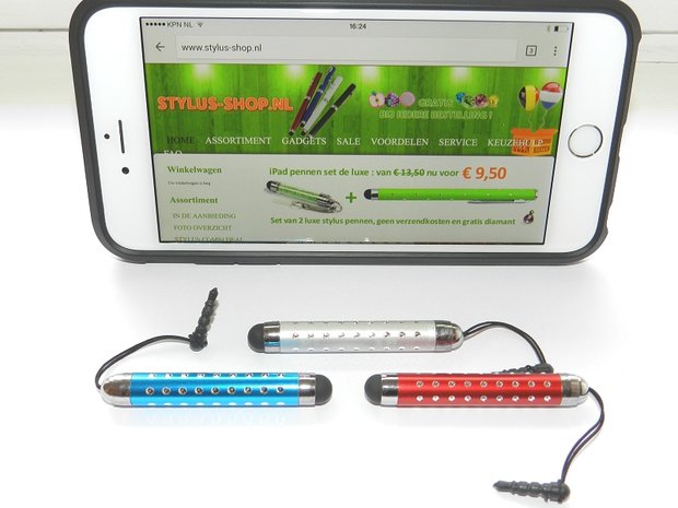 Uitschuifbare stylus pen