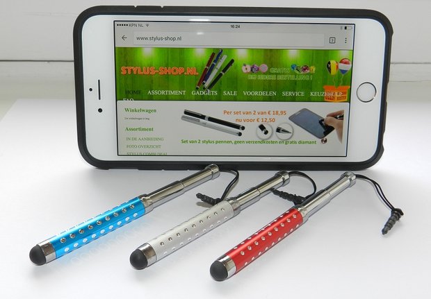 Uitschuifbare stylus pen