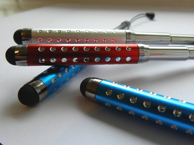Uitschuifbare stylus pen